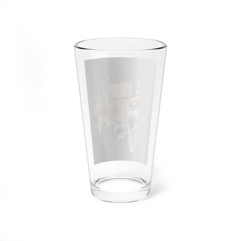 Six Million Dollar Man and Bionic Woman, STARLOG 4 cover, 1977 - Pint Glass 16oz - Go Mug Yourself