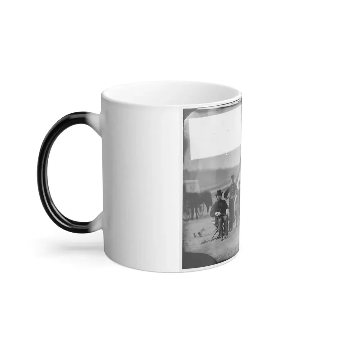 Six Officers of the 17Th New York Battery, Probably at Camp Barry, Near Washington, D.C. (U.S. Civil War) Color Changing Coffee Mug 11oz - Go Mug Yourself