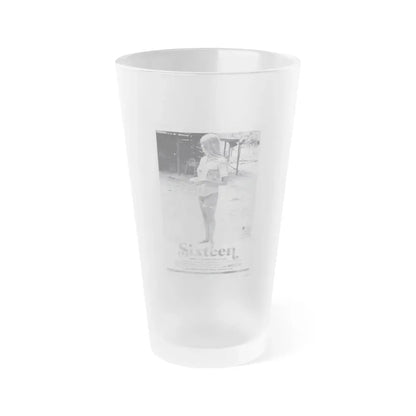 SIXTEEN 1972 Movie Poster - Frosted Pint Glass 16oz Default Title - Go Mug Yourself