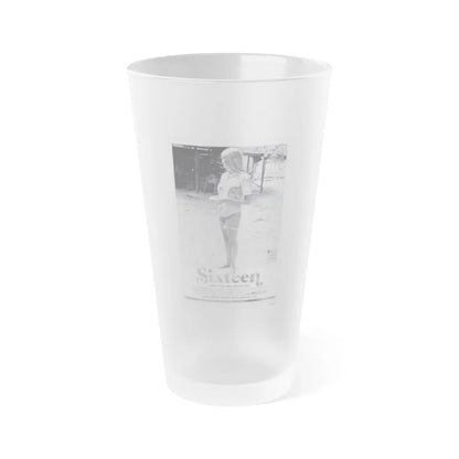 SIXTEEN 1972 Movie Poster - Frosted Pint Glass 16oz-Go Mug Yourself