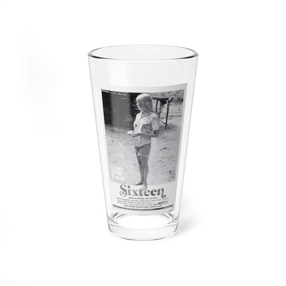 SIXTEEN 1972 Movie Poster - Pint Glass 16oz-16oz-Go Mug Yourself