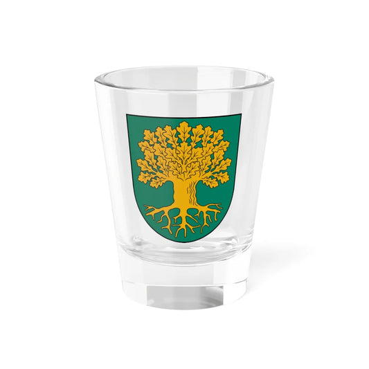 Sējas novads COA (Latvia) (Coat of Arms) Shot Glass 1.5oz 1.5oz - Go Mug Yourself
