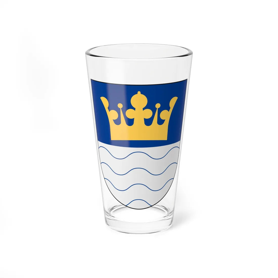 Sjöcrona vapen (Sweden) (Coat of Arms) Pint Glass 16oz 16oz - Go Mug Yourself