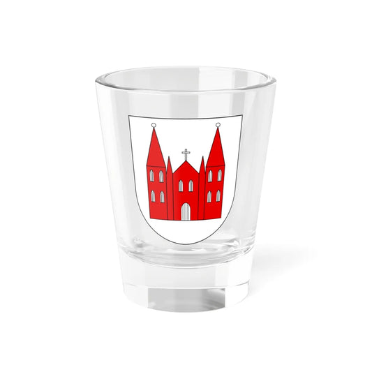 Skara City Arms (Sweden) (Coat of Arms) Shot Glass 1.5oz 1.5oz - Go Mug Yourself