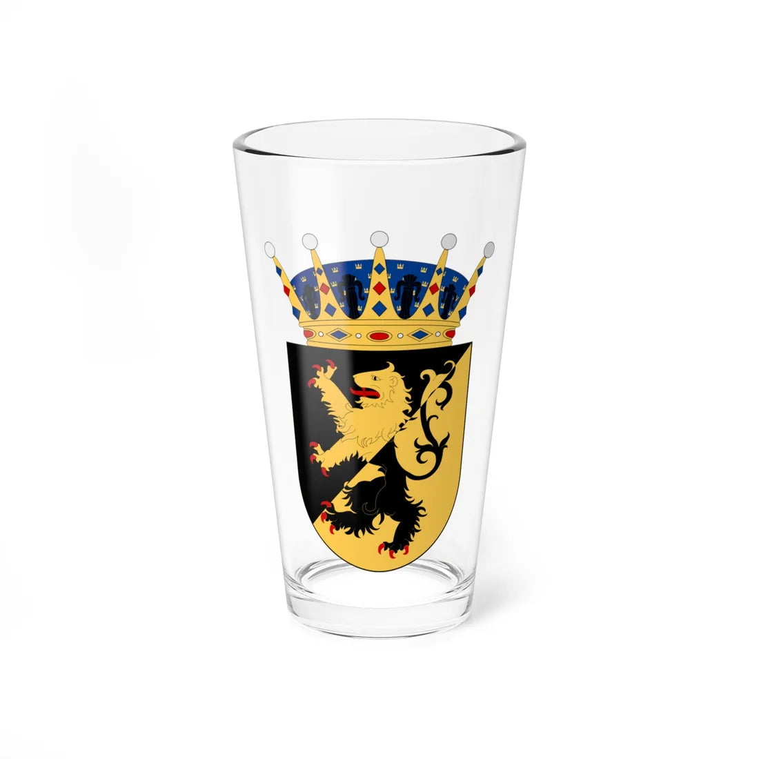 Skaraborgs flygflottilj vapen pre 1994 (Sweden) (Coat of Arms) Pint Glass 16oz 16oz - Go Mug Yourself