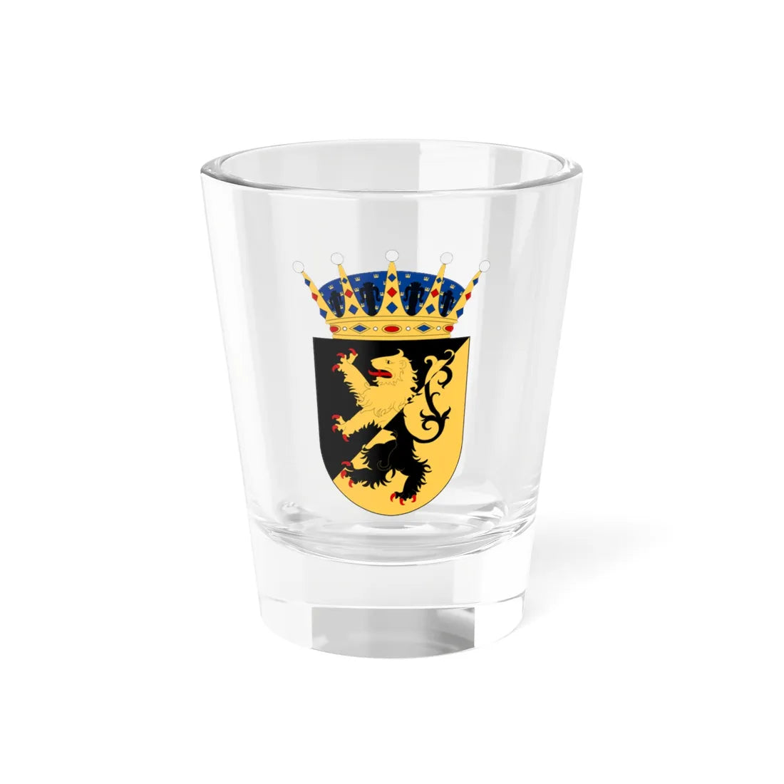Skaraborgs flygflottilj vapen pre 1994 (Sweden) (Coat of Arms) Shot Glass 1.5oz 1.5oz - Go Mug Yourself
