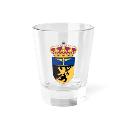 Skaraborgs flygflottilj vapen (Sweden) (Coat of Arms) Shot Glass 1.5oz 1.5oz - Go Mug Yourself
