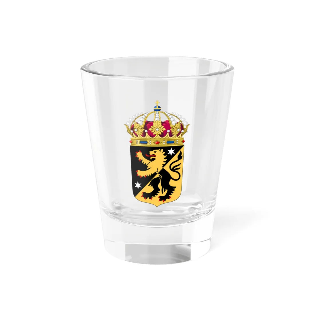 Skaraborgs läns vapen (Sweden) (Coat of Arms) Shot Glass 1.5oz 1.5oz - Go Mug Yourself