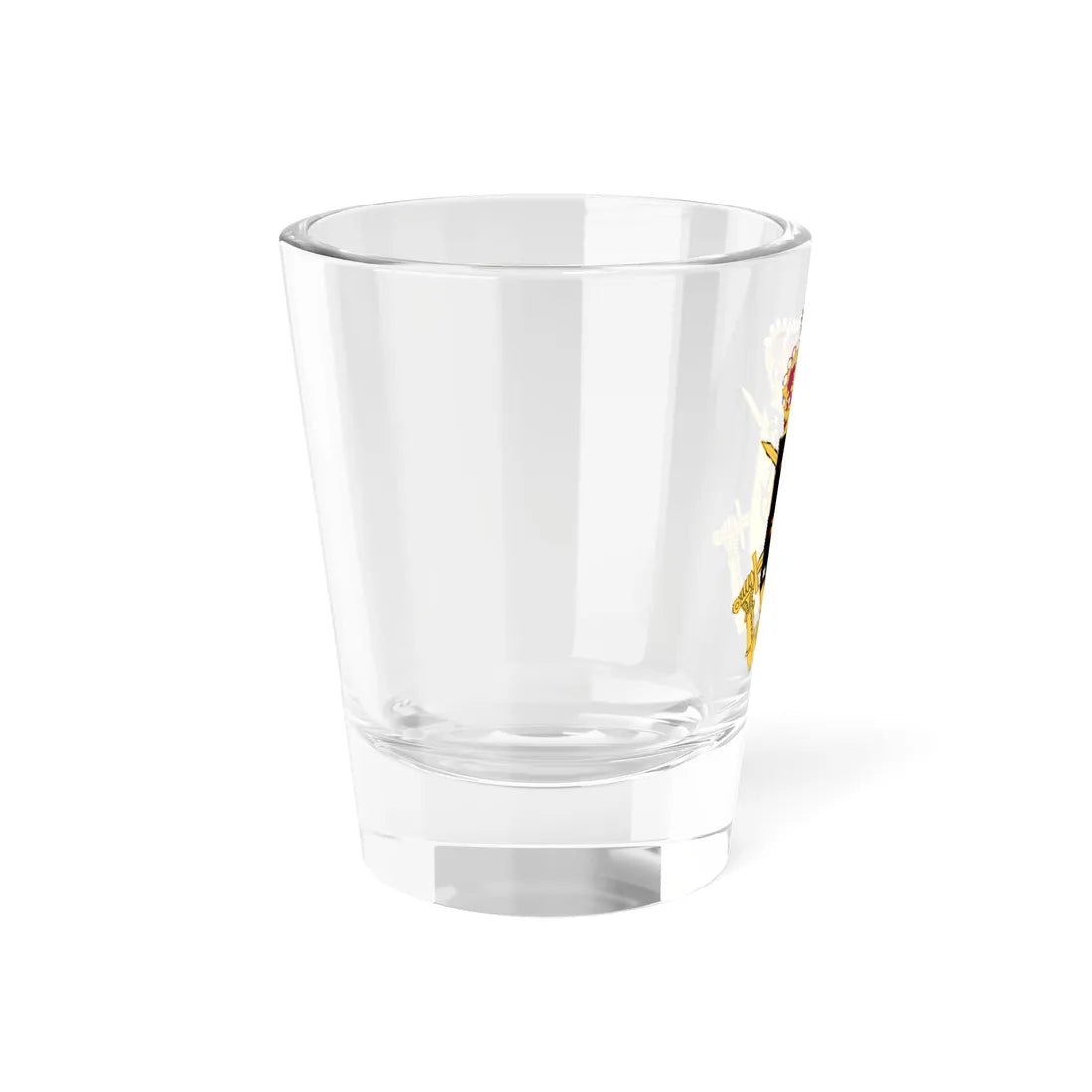 Skaraborgs regemente vapen (Sweden) (Coat of Arms) Shot Glass 1.5oz - Go Mug Yourself