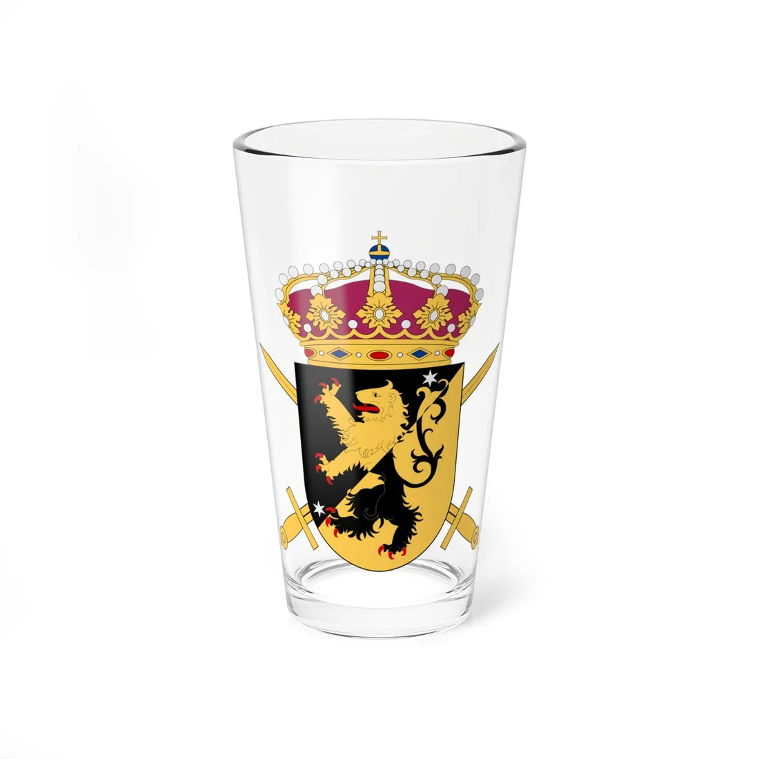 Skaraborgsgruppen vapen (Sweden) (Coat of Arms) Pint Glass 16oz 16oz - Go Mug Yourself