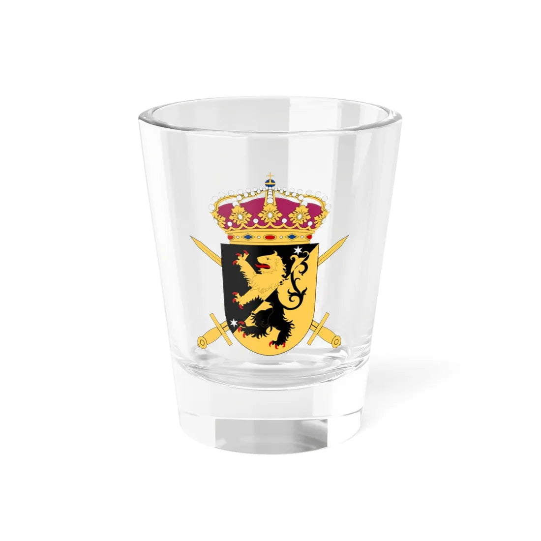 Skaraborgsgruppen vapen (Sweden) (Coat of Arms) Shot Glass 1.5oz 1.5oz - Go Mug Yourself