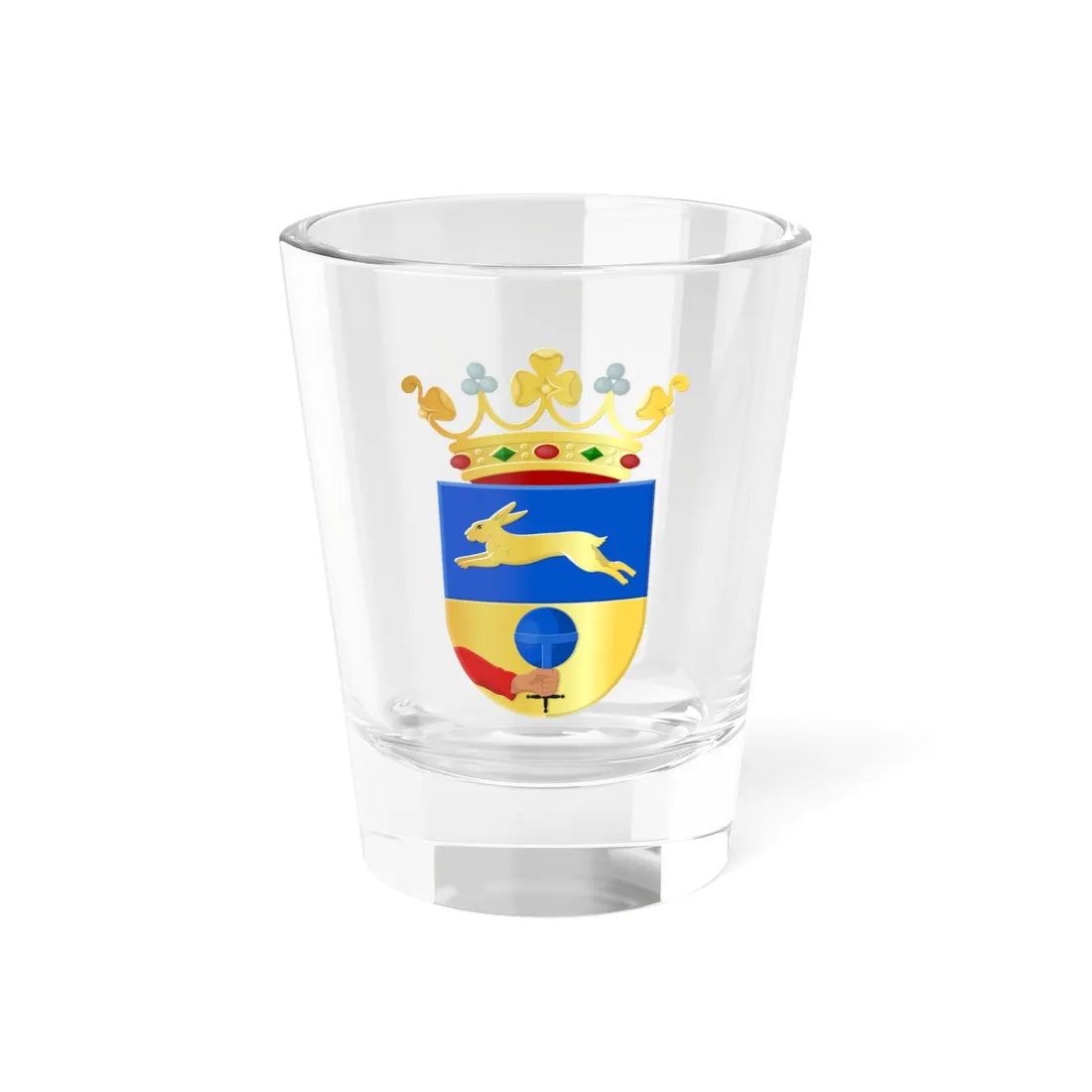 Skarsterlan wapen (Netherlands) (Coat of Arms) Shot Glass 1.5oz 1.5oz - Go Mug Yourself