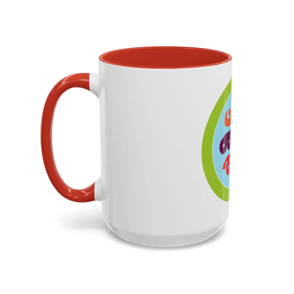 Skating (Boy Scout Merit Badge) Accent Coffee Mug-Go Mug Yourself