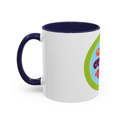 Skating (Boy Scout Merit Badge) Accent Coffee Mug-Go Mug Yourself