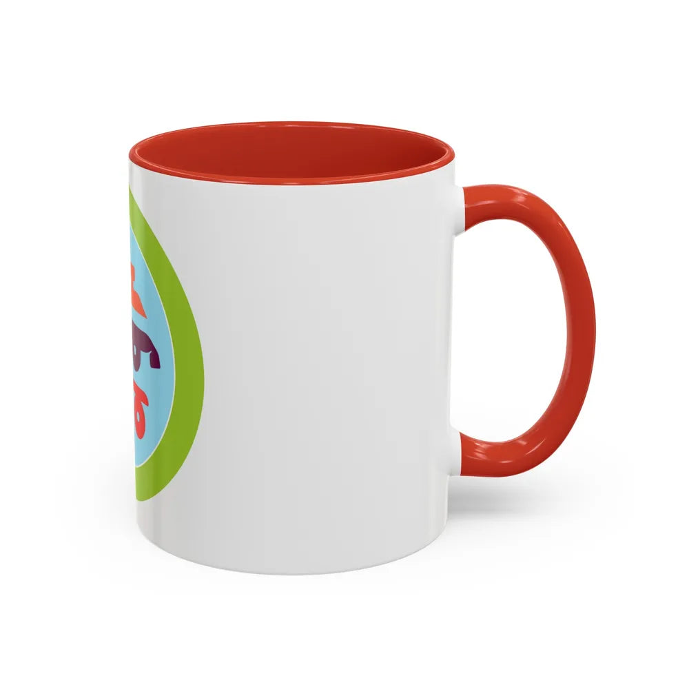 Skating (Boy Scout Merit Badge) Accent Coffee Mug-Go Mug Yourself