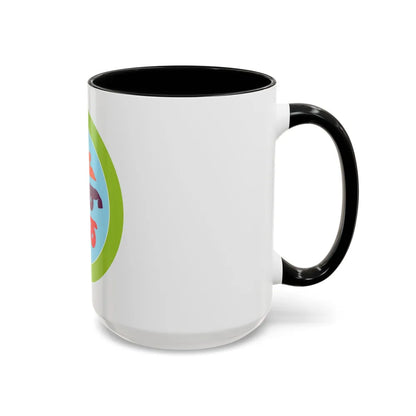 Skating (Boy Scout Merit Badge) Accent Coffee Mug-Go Mug Yourself