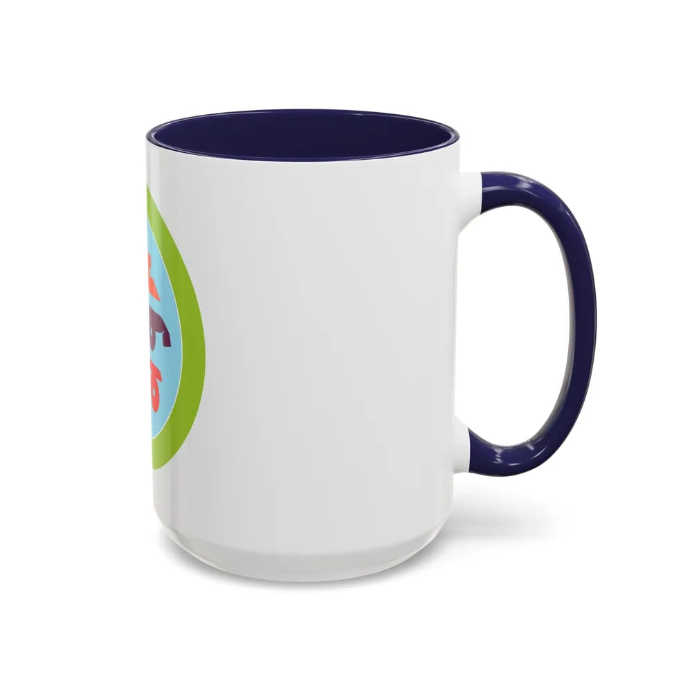 Skating (Boy Scout Merit Badge) Accent Coffee Mug-Go Mug Yourself