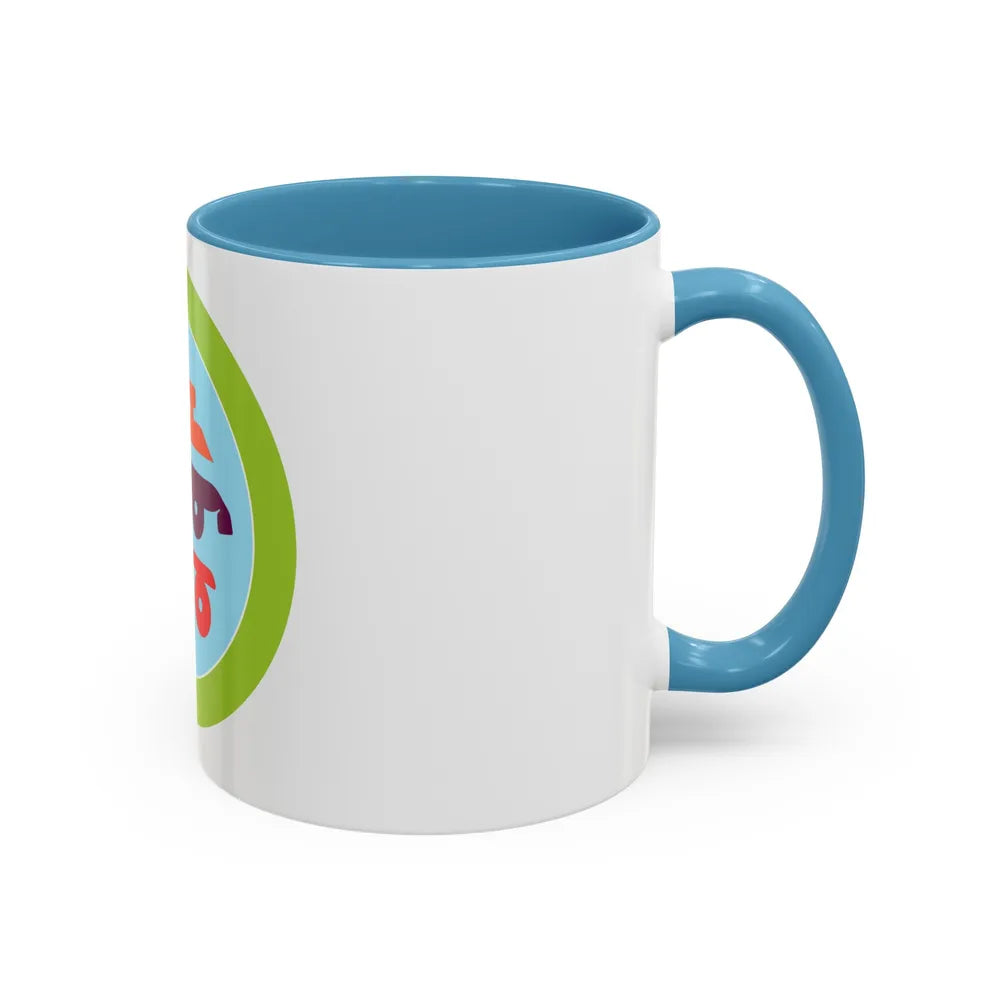 Skating (Boy Scout Merit Badge) Accent Coffee Mug-Go Mug Yourself