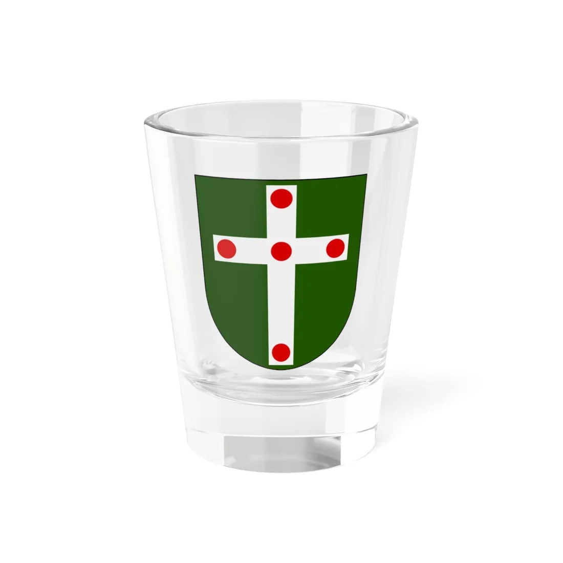 Skeda församling vapen (Sweden) (Coat of Arms) Shot Glass 1.5oz 1.5oz - Go Mug Yourself