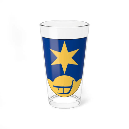 Skeppsås församling vapen (Sweden) (Coat of Arms) Pint Glass 16oz 16oz - Go Mug Yourself