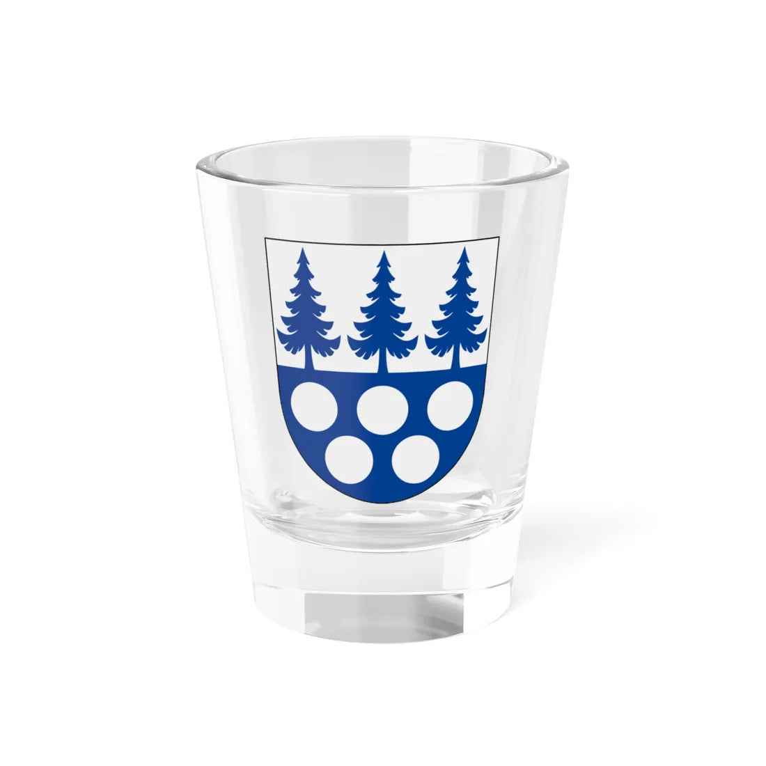 Skillingmark vapen (Sweden) (Coat of Arms) Shot Glass 1.5oz 1.5oz - Go Mug Yourself