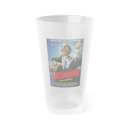 SKINNER (POPCORN) 1991 Movie Poster - Frosted Pint Glass 16oz-Go Mug Yourself