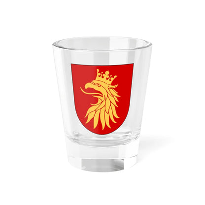 Skåne län vapen (Sweden) (Coat of Arms) Shot Glass 1.5oz 1.5oz - Go Mug Yourself