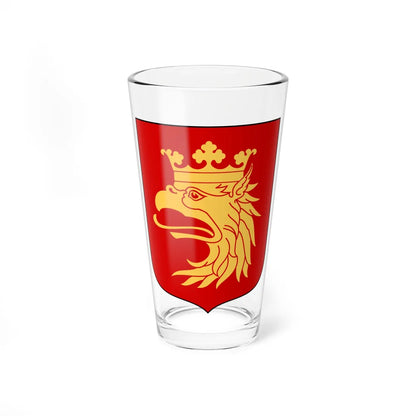 Skåne läns vapen (Sweden) (Coat of Arms) Pint Glass 16oz 16oz - Go Mug Yourself