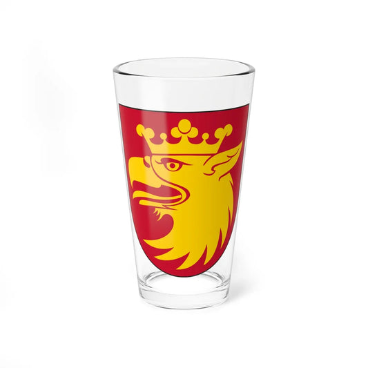 Skåne länsvapen  Riksarkivet Sverige (Sweden) (Coat of Arms) Pint Glass 16oz 16oz - Go Mug Yourself
