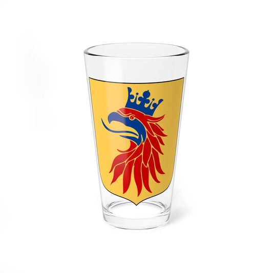 Skåne vapen (Sweden) (Coat of Arms) Pint Glass 16oz 16oz - Go Mug Yourself