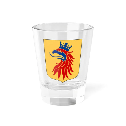 Skåne vapen (Sweden) (Coat of Arms) Shot Glass 1.5oz 1.5oz - Go Mug Yourself
