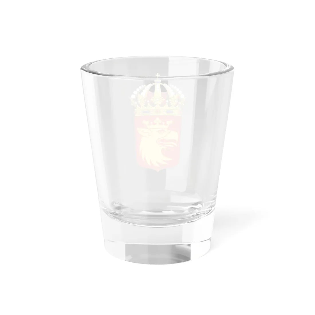 Skånes läns vapen crowned (Sweden) (Coat of Arms) Shot Glass 1.5oz - Go Mug Yourself
