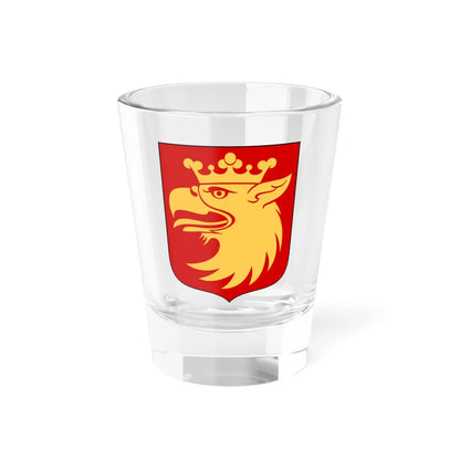 Skånes läns vapen (Sweden) (Coat of Arms) Shot Glass 1.5oz 1.5oz - Go Mug Yourself