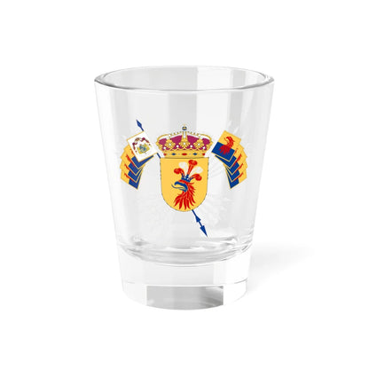 Skånska dragongruppen vapen (Sweden) (Coat of Arms) Shot Glass 1.5oz 1.5oz - Go Mug Yourself