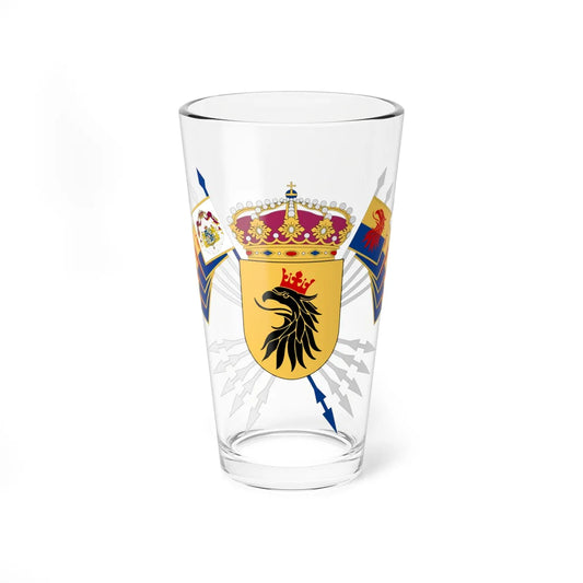Skånska dragonregementet vapen (Sweden) (Coat of Arms) Pint Glass 16oz 16oz - Go Mug Yourself