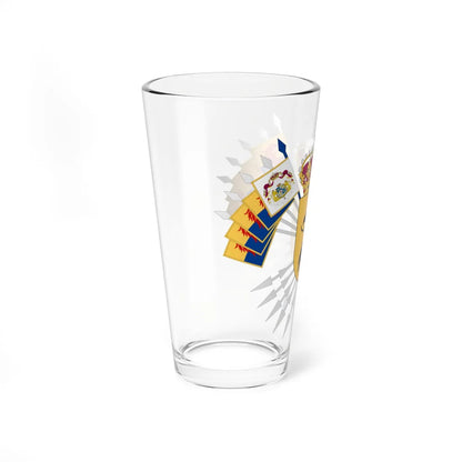 Skånska dragonregementet vapen (Sweden) (Coat of Arms) Pint Glass 16oz - Go Mug Yourself