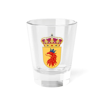 Skånska flygflottiljen vapen pre 1994 (Sweden) (Coat of Arms) Shot Glass 1.5oz 1.5oz - Go Mug Yourself