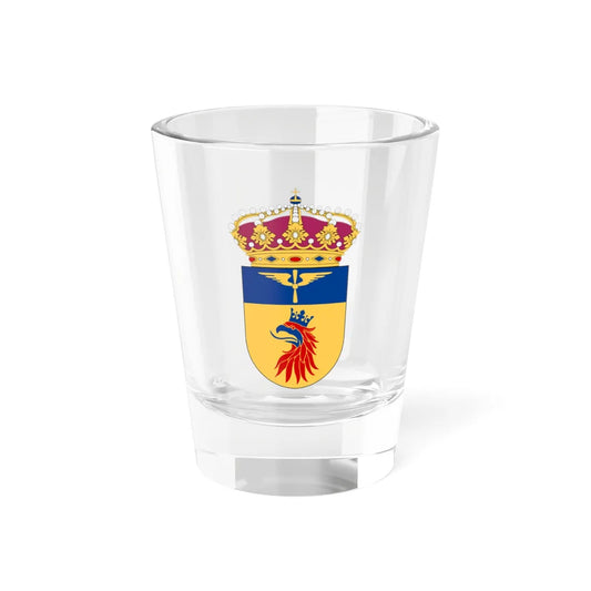 Skånska flygflottiljen vapen (Sweden) (Coat of Arms) Shot Glass 1.5oz 1.5oz - Go Mug Yourself
