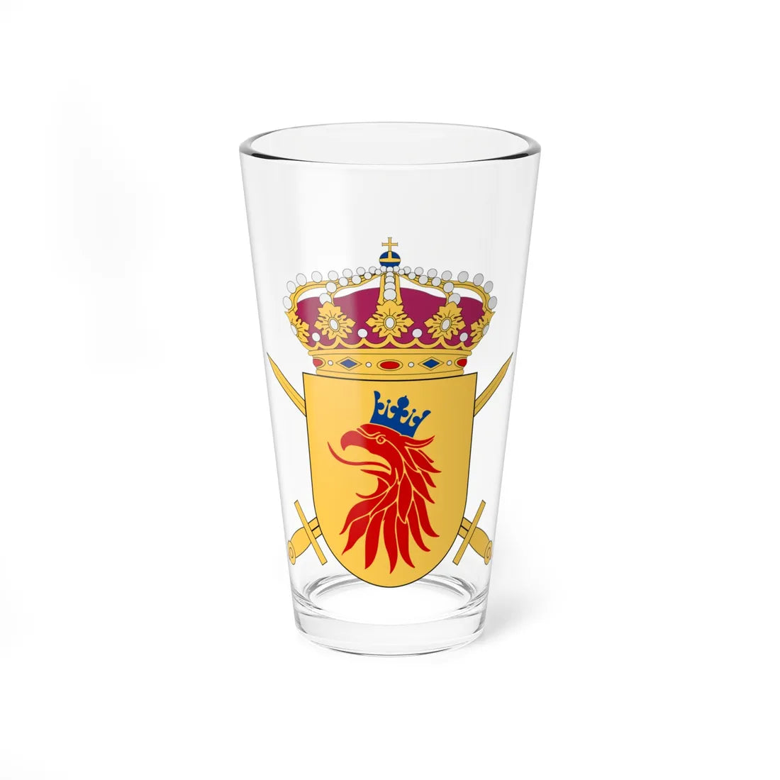 Skånska gruppen vapen (Sweden) (Coat of Arms) Pint Glass 16oz 16oz - Go Mug Yourself
