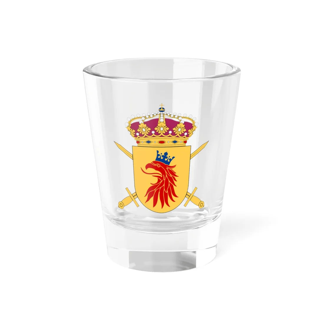 Skånska gruppen vapen (Sweden) (Coat of Arms) Shot Glass 1.5oz 1.5oz - Go Mug Yourself