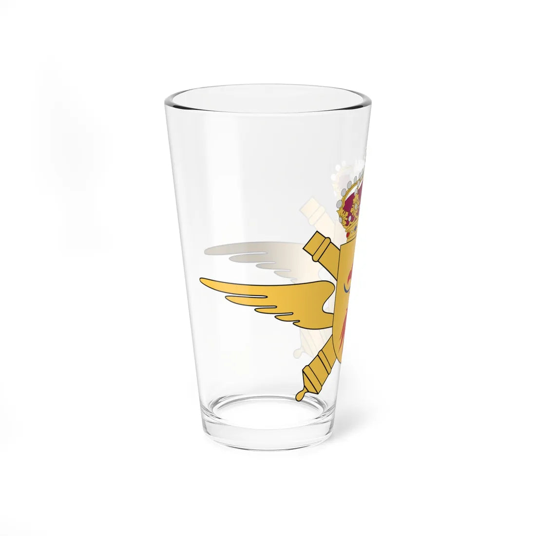 Skånska luftvärnsregementet vapen (Sweden) (Coat of Arms) Pint Glass 16oz - Go Mug Yourself