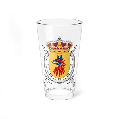Skånska trängregementet vapen (Sweden) (Coat of Arms) Pint Glass 16oz 16oz - Go Mug Yourself