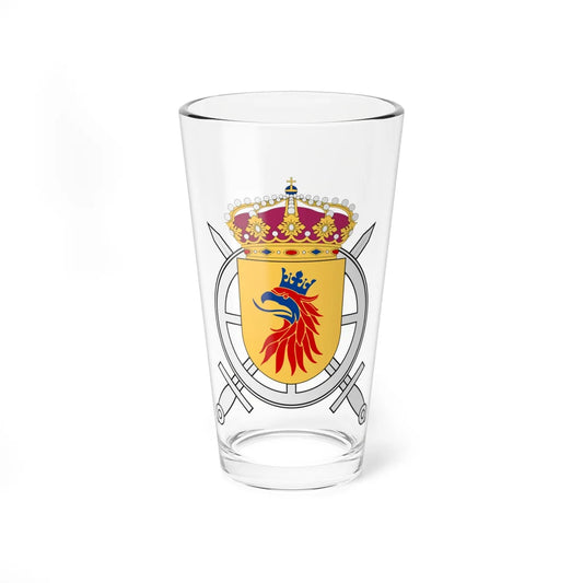 Skånska trängregementet vapen (Sweden) (Coat of Arms) Pint Glass 16oz 16oz - Go Mug Yourself