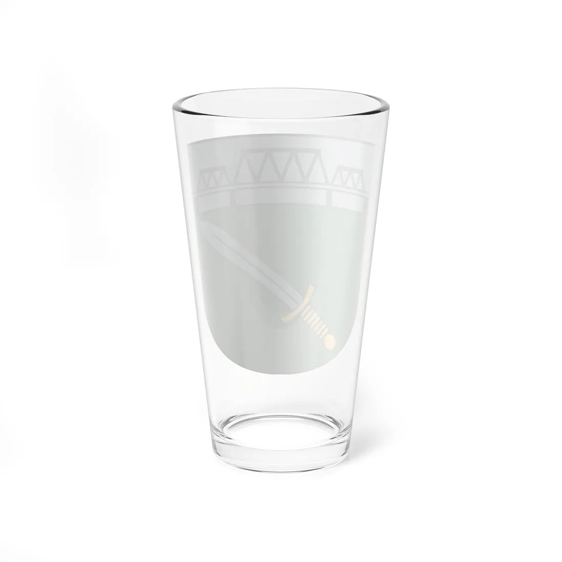 Skrundas novads COA (Latvia) (Coat of Arms) Pint Glass 16oz - Go Mug Yourself