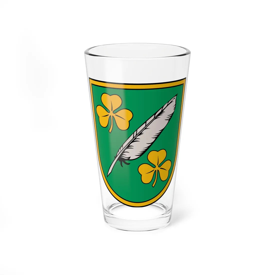 Skrīveru novads COA (Latvia) (Coat of Arms) Pint Glass 16oz 16oz - Go Mug Yourself