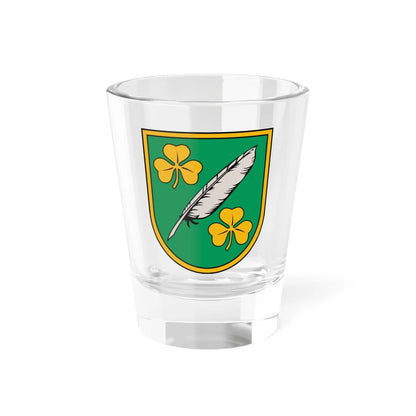 Skrīveru novads COA (Latvia) (Coat of Arms) Shot Glass 1.5oz 1.5oz - Go Mug Yourself