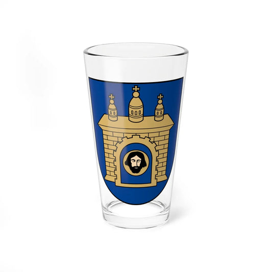 Skuodas COA (Lithuania) (Coat of Arms) Pint Glass 16oz 16oz - Go Mug Yourself