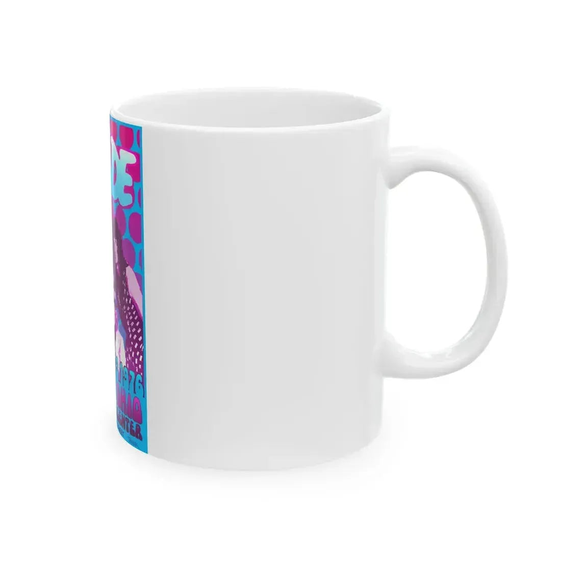 Slade - 1976 (Music Poster) White Coffee Mug - Go Mug Yourself