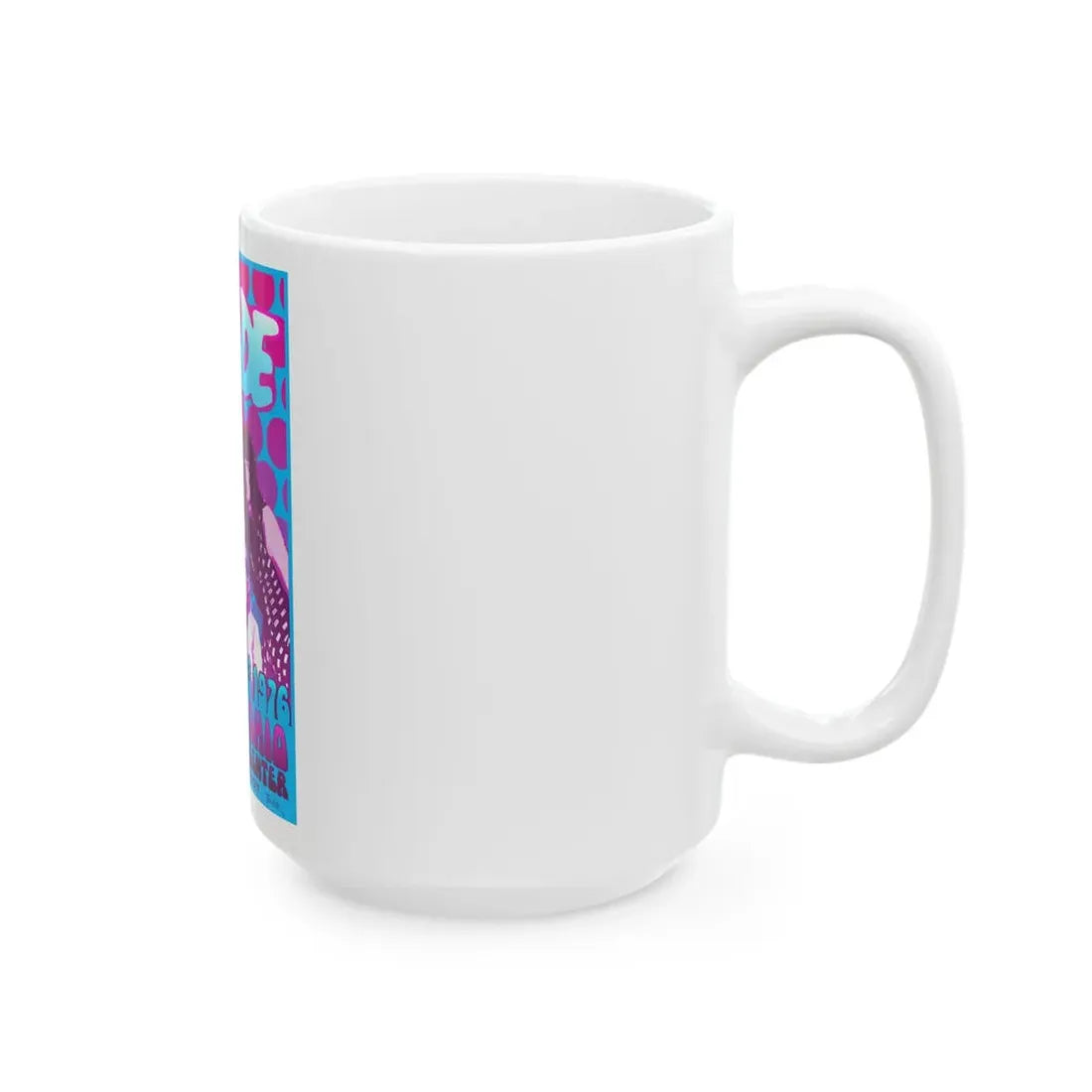 Slade - 1976 (Music Poster) White Coffee Mug - Go Mug Yourself