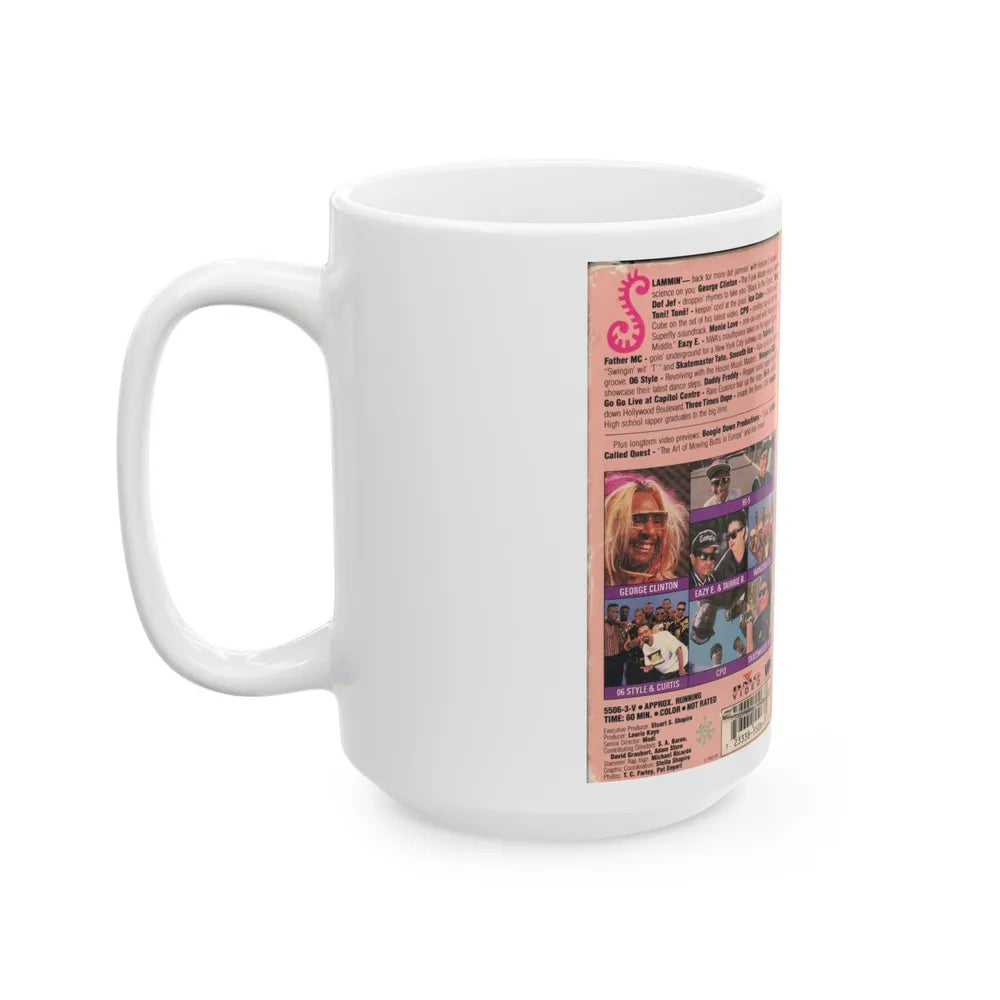 SLAMMIN RAP VIDEO MAG VOLUME 2 (VHS COVER) - White Coffee Mug-Go Mug Yourself